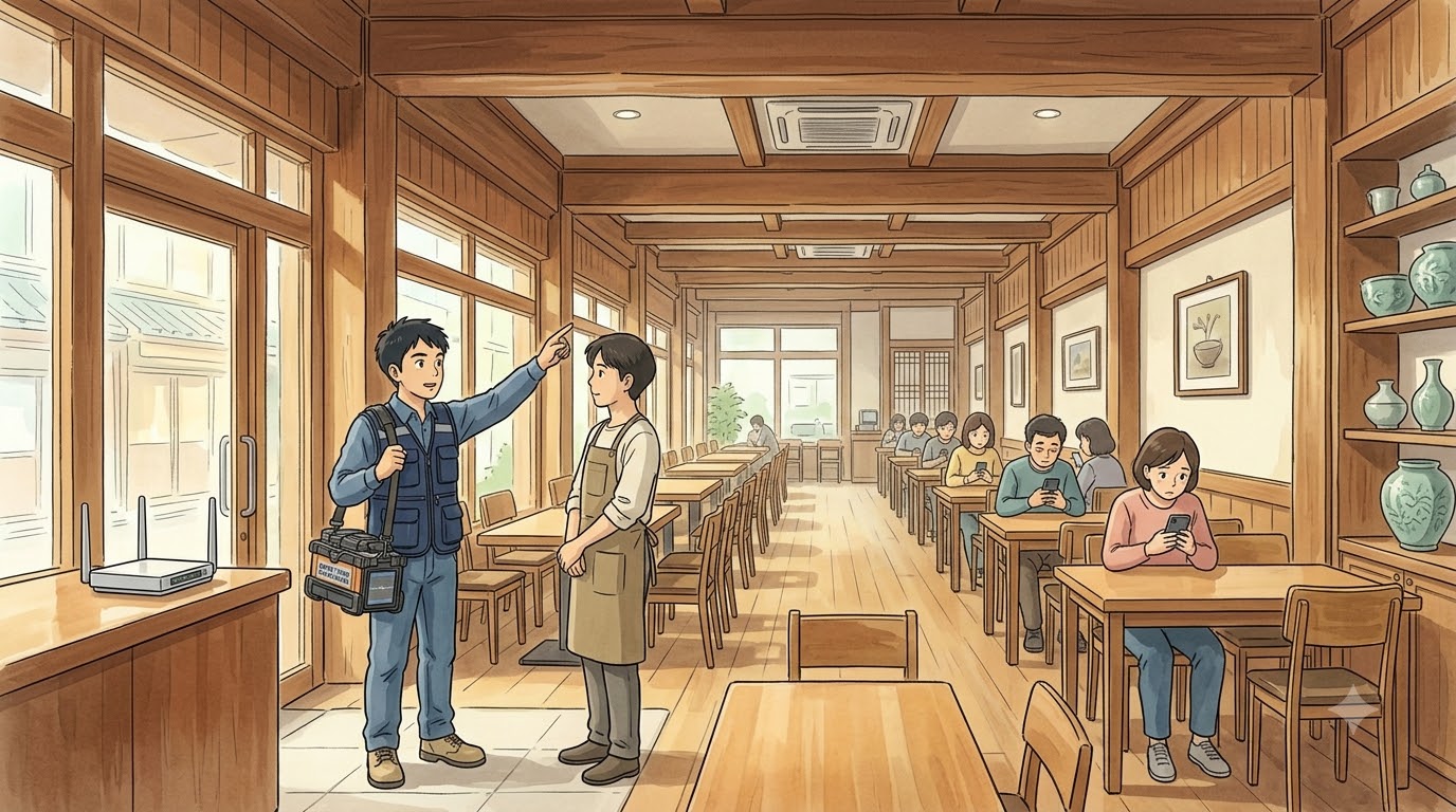 매장은 넓은데 Wi-Fi는 왜 자주 끊길까요?